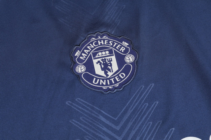 24-25 Man Utd Royal blue Kids Long Sleeve Training Tracksuit (童装)