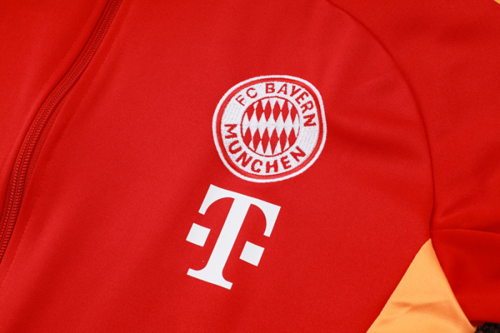 24-25 Bayern Red Jacket Tracksuit #A781