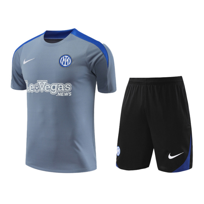 24-25 INT Grey Training Short Suit