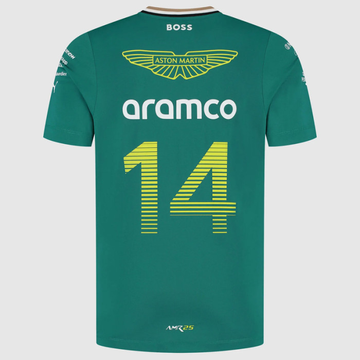 2024 F1 Aston Martin #14 Green Racing Suit (圆领)