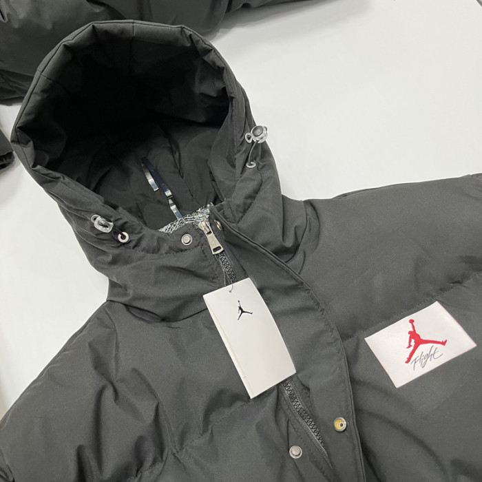 24-25 MF1 Jordan Black Hooded Cotton Coat (棉衣红标)