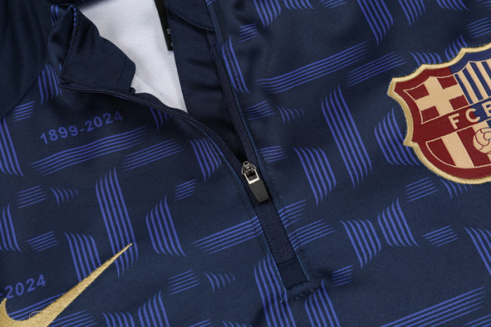 24-25 BAR Royal blue Half Pull Tracksuit (半拉链)(匹印)