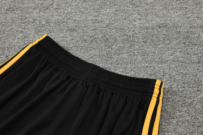 24-25 RMA Black green Training Short Suit #豹