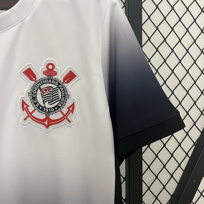 24-25 Corinthians Home Fans Soccer Jersey