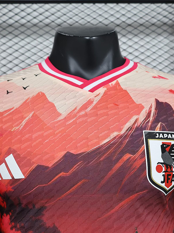 24-25 Japan Red Special Edition Player Version Soccer Jersey *夕阳红