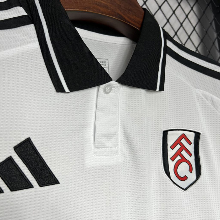 24-25 Fulham Home Fans Soccer Jersey