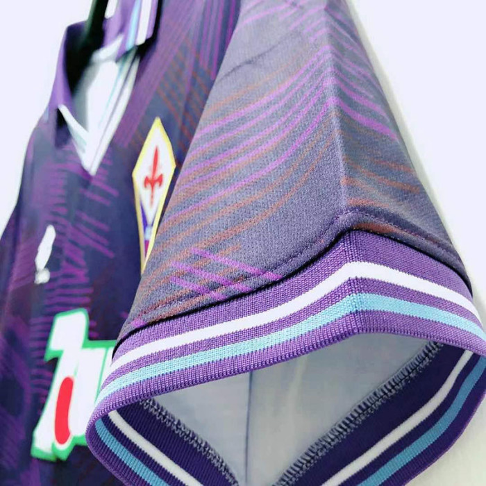 1992-1993 Fiorentina Home Purple Retro Soccer Jersey