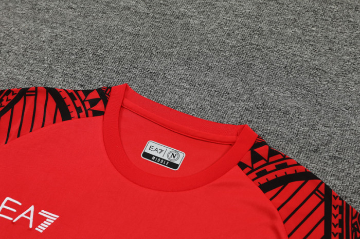24-25 Napoli Red Training Short Suit