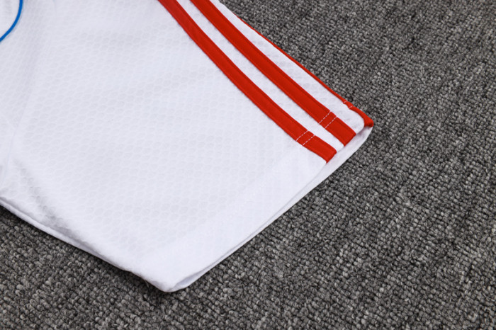 2025-26 Bayern White Polo Tracksuit #C2555