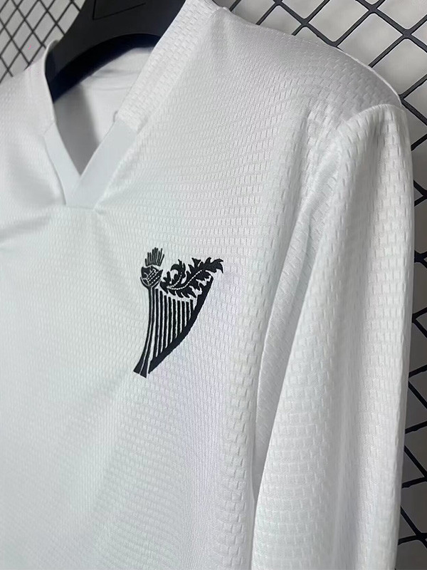 2025 Hibernian FC White 125th Anniversary Long SleeveSoccer Jersey(长袖)