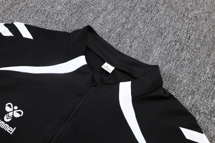 25-26 Real Betis Black Half Pull Tracksuit (半拉链)