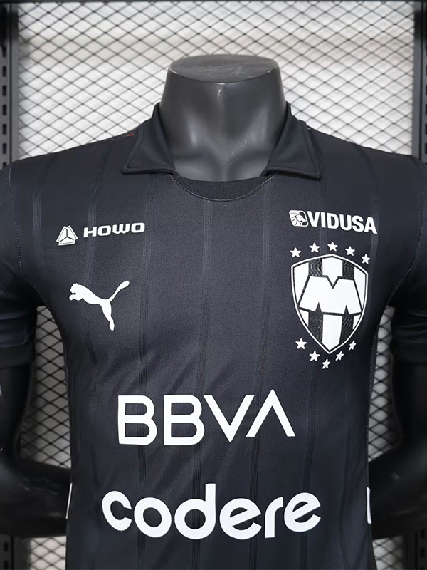 24-25 Monterrey Third Black Player Version Soccer Jersey *黑色