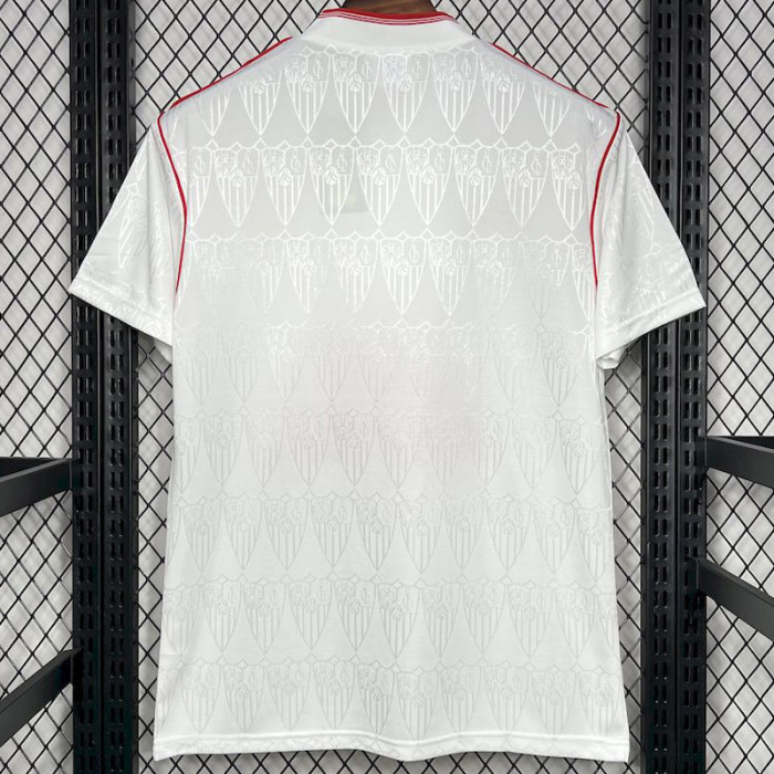 1991-1992 Sevilla Home Retro Soccer Jersey