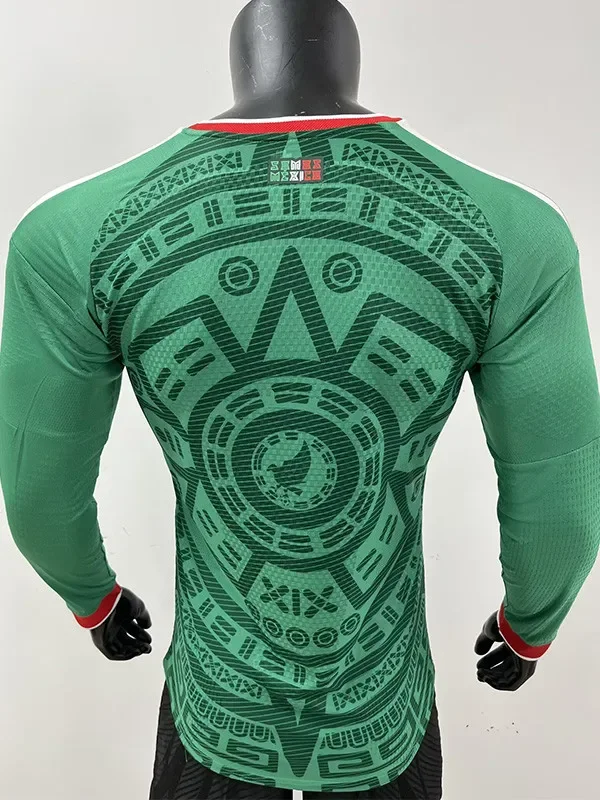 26-27 Mexico Home Long Sleeve Player Version Soccer Jersey (长袖球员)