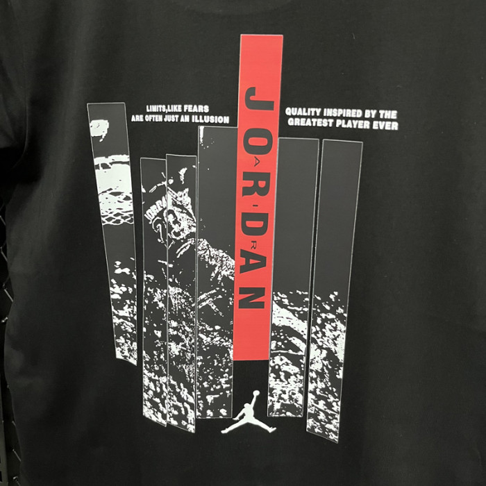 T282 Jordan Black High Quality Casual T-Shirt