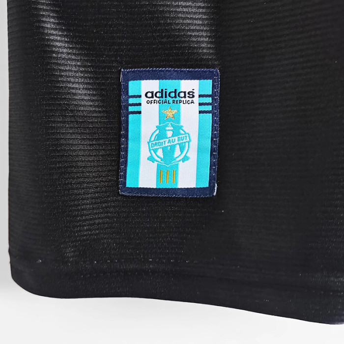 1999-2000 Marseille Away Black Retro Soccer Jersey