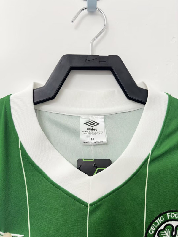 1984-1986 Celtic Away Green Retro Soccer Jersey
