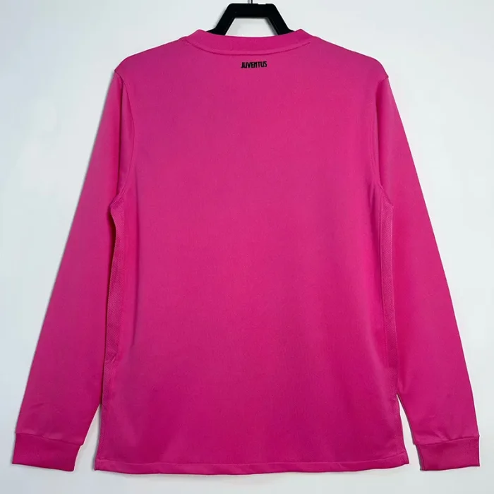 2011-2012 JUV Pink Long Sleeve Retro Soccer Jersey (长袖)