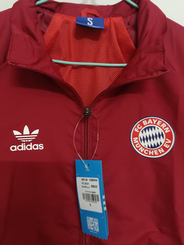 24-25 Bayern Red Windbreaker