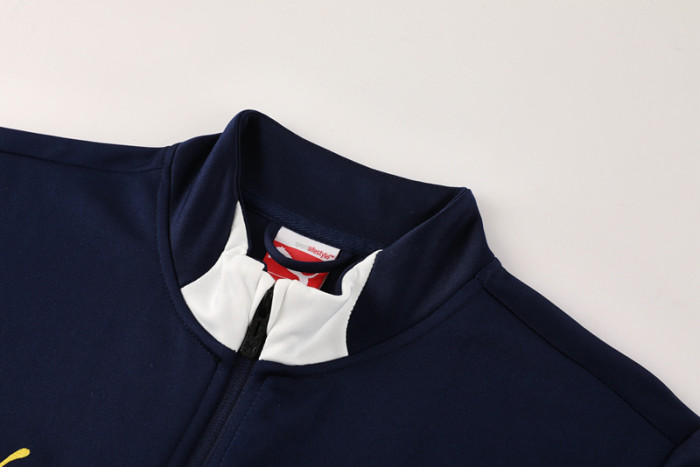 24-25 Portugal Royal blue Jacket Tracksuit #01