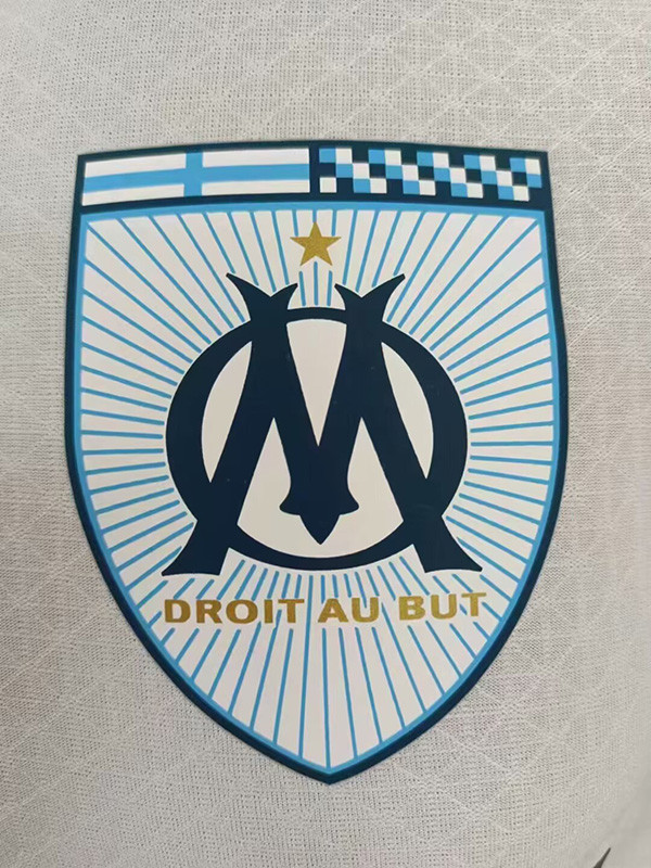 24-25 Marseille Home Player Version Soccer Jersey