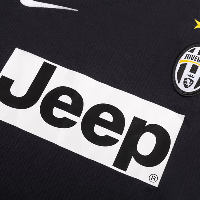 2012-2013 JUV Away Black Retro Soccer Jersey
