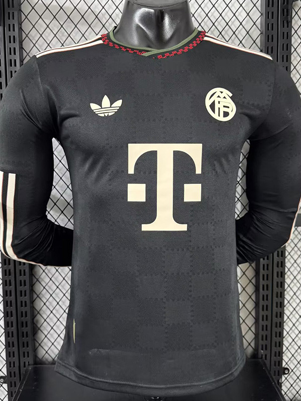 2025-26 Bayern Third Long Sleeve Player Version SoccerJersey(长袖球员)