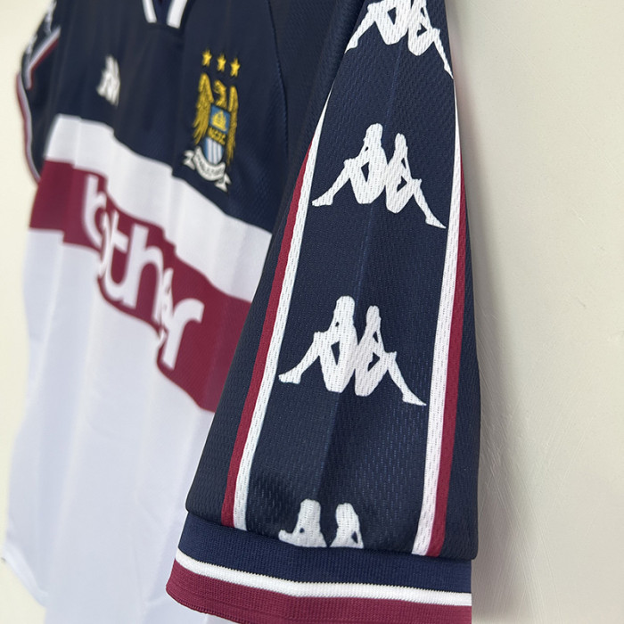 1997-1998 Man City Away Retro Soccer Jersey