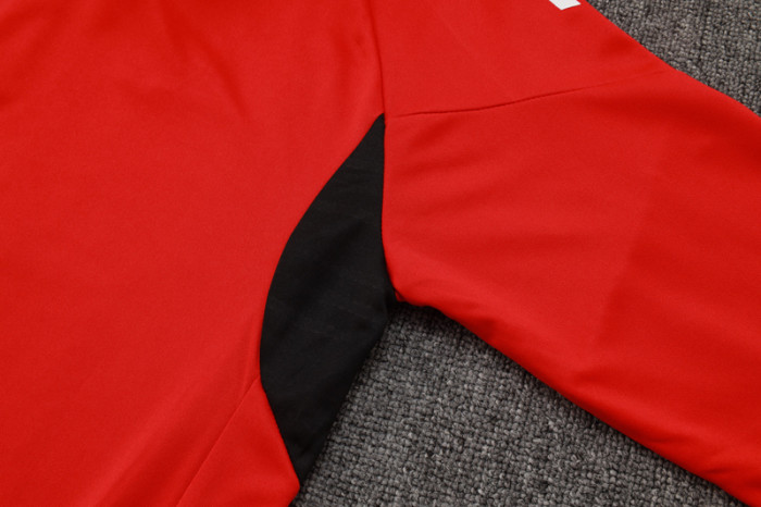 25-26 ARS Red Half Pull Tracksuit #B2518(半拉链)