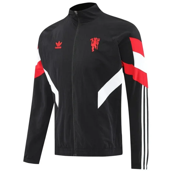 25-26 Man Utd Black Windbreaker