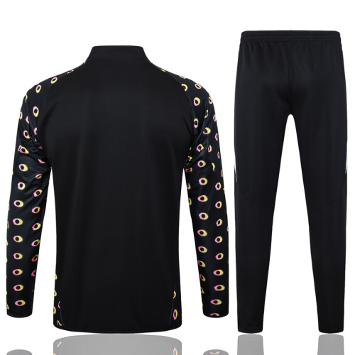 24-25 JUV Black Jacket Tracksuit #A795(喷墨)