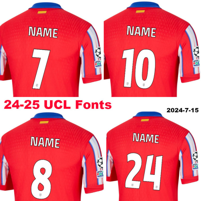 25-26 ATM Blue Red Special Edition Fans Soccer Jersey