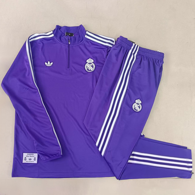 25-26 RMA Purple Half Pull Tracksuit #B2515(半拉链)