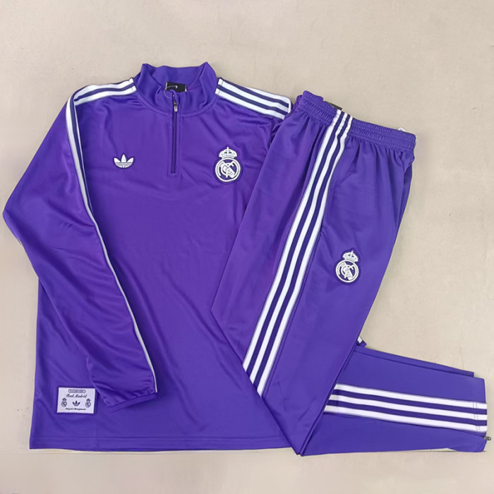 25-26 RMA Purple Half Pull Tracksuit #B2515(半拉链)