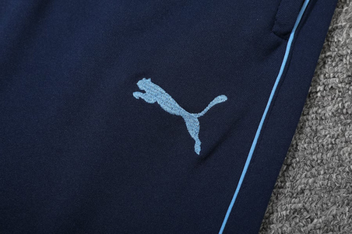 25-26 Man City Lake blue Polo Tracksuit