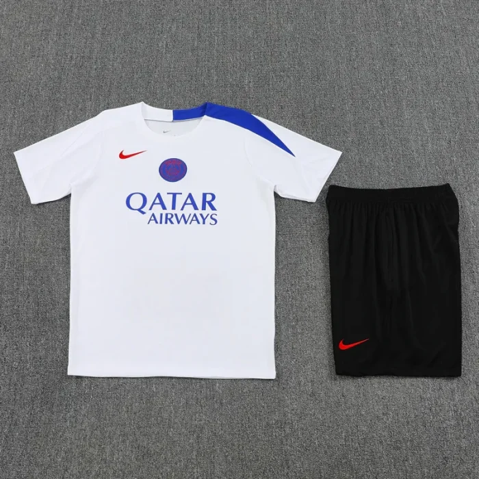 2025-26 PSG White Training Short Suit