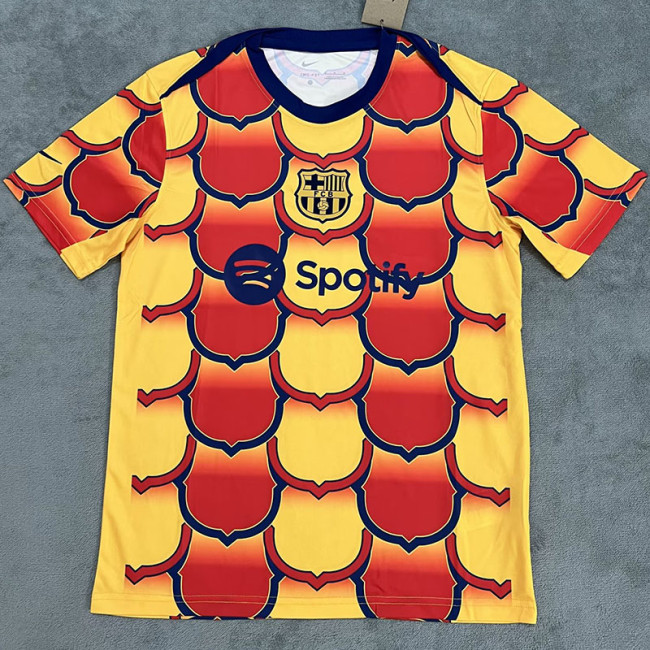 24-25 BAR Red Yellow Training shirts