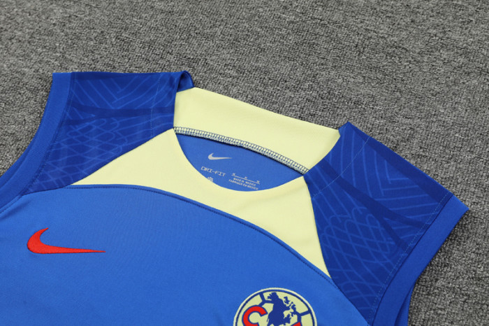 24-25 Club America Blue Tank top and shorts suit