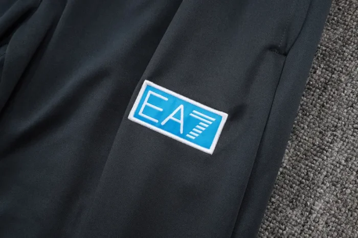 25-26 Napoli Blue Half Pull Tracksuit #B2588(半拉链)