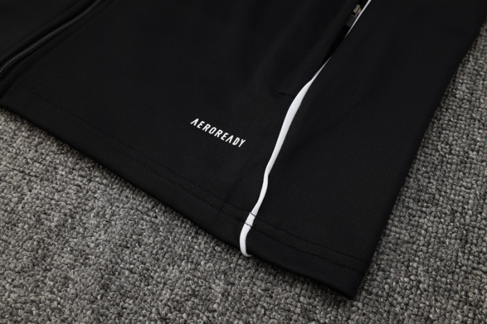 2025-26 RMA Black Kids Jacket Tracksuit #E2531(童装)