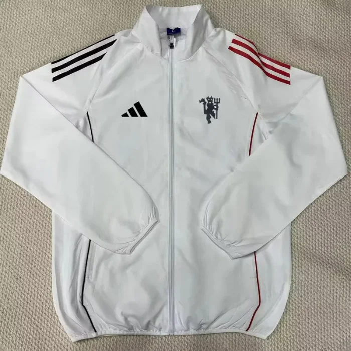 25-26 Man Utd White Windbreaker