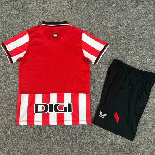 2025-26 Bilbao Home Kids Soccer Jersey