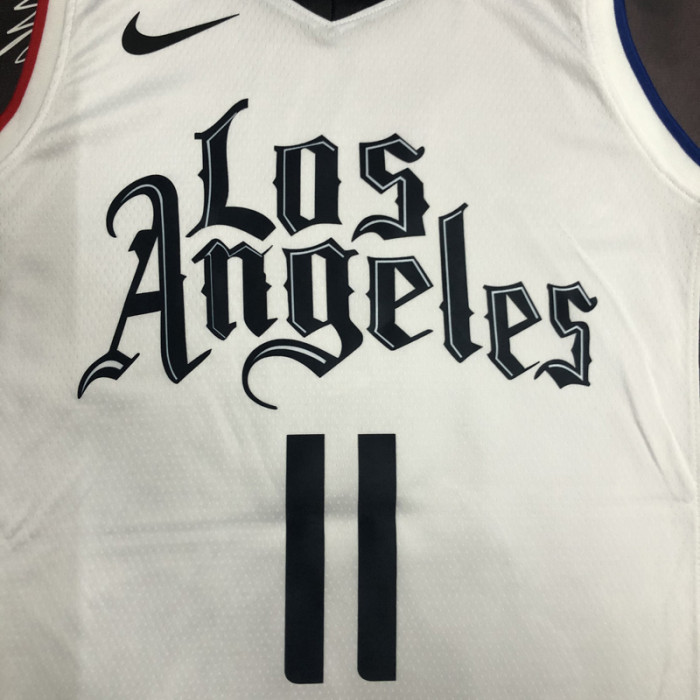 CLIPPERS WALL #11 White Top Quality Hot Pressing NBA Jersey