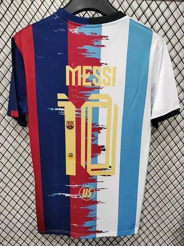 25-26 MESSI #10 Special Edition Fans Soccer Jersey *右蓝白