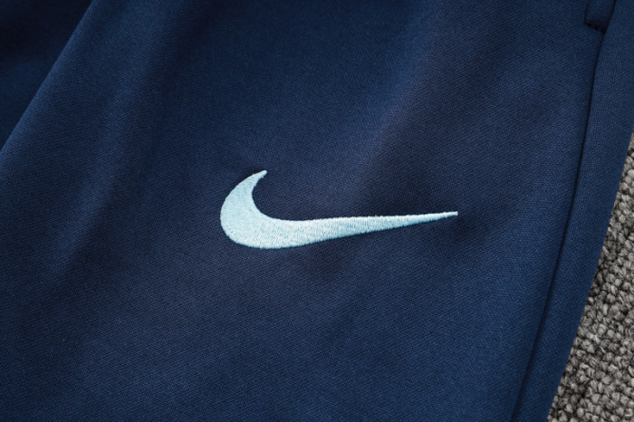 24-25 France Light blue Hoodie Jacket Tracksuit #F587