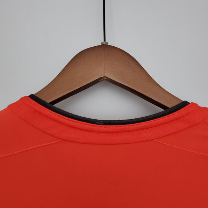 2002-2004 Man Utd Home Long Sleeve Retro Soccer Jersey (长袖)