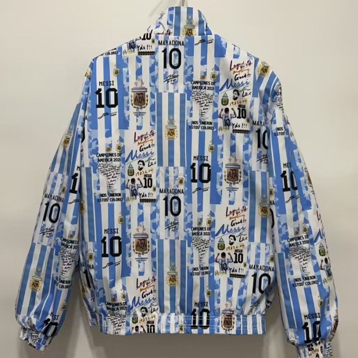 24-25 Argentina Blue Champion Edition Double Sided Windbreaker (双面风衣)