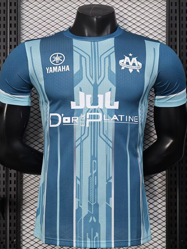 2025-26 Marseille Blue Joint Edition Player VersionTraining shirts