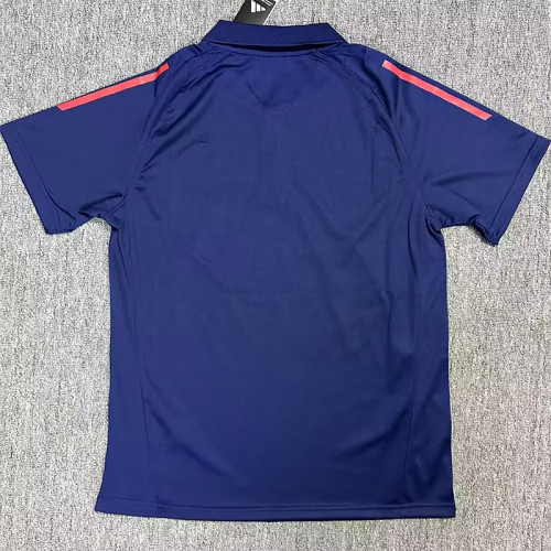 24-25 Man Utd Royal blue Polo Short Sleeve