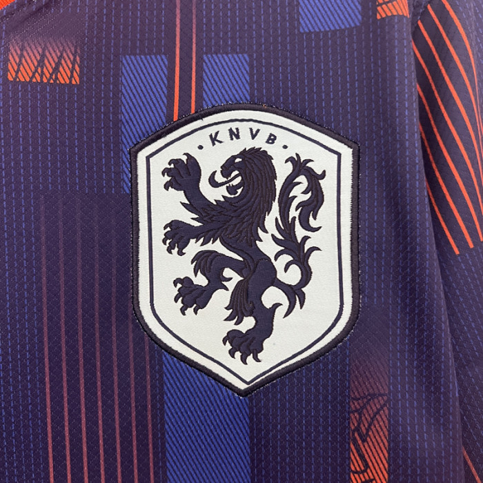 24-25 Netherlands Away Fans Soccer Jersey
